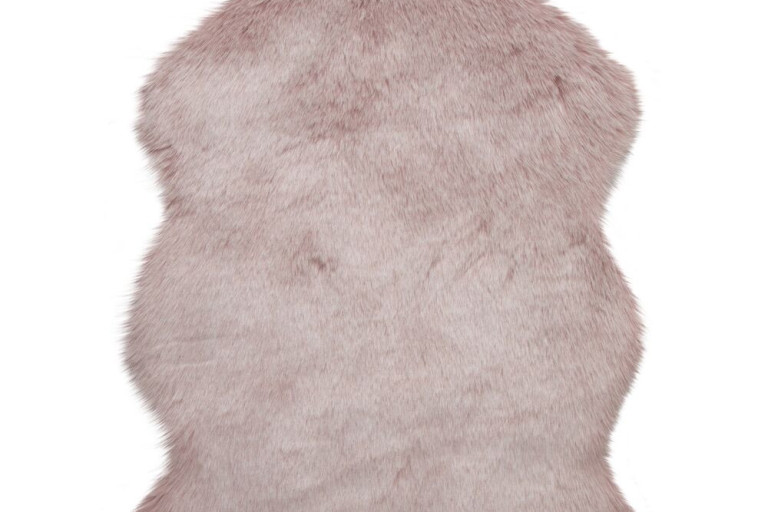 Kusový koberec Freja Faux Fur Copenhagen Blush Pink