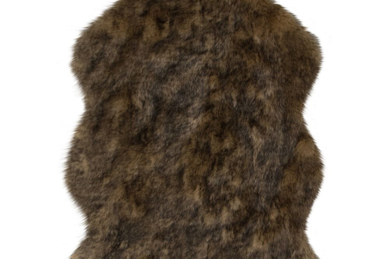 Kusový koberec Freja Faux Fur Copenhagen Brown