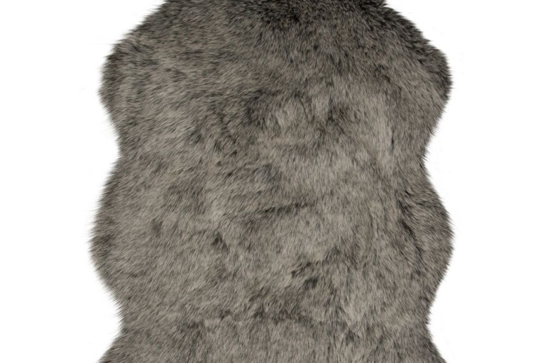 Kusový koberec Freja Faux Fur Copenhagen Charcoal