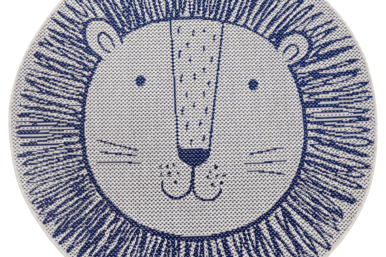 Dětský kusový koberec Flatweave Kids Rugs 104882 Cream/Blue