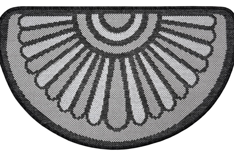 Protiskluzová rohožka Weave 105251 Anthracite Gray Cream