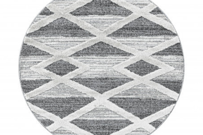Kusový koberec Pisa 4709 Grey kruh