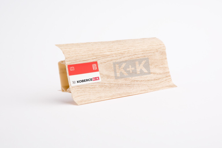 Obvodová soklová lišta plastová (pro PVC a vinyl) jasan rustic 761 - 250cm