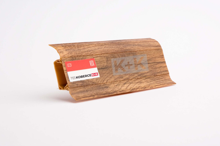 Obvodová soklová lišta plastová (pro PVC a vinyl) dub kouřový 7123 - 250cm