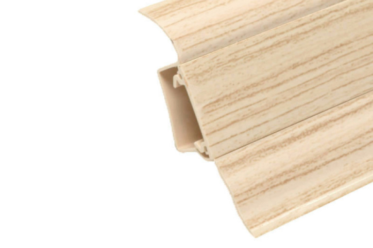 Obvodová soklová lišta plastová Döllken SLK 50 - W 165 Javor (pro PVC a vinyl) - 250cm
