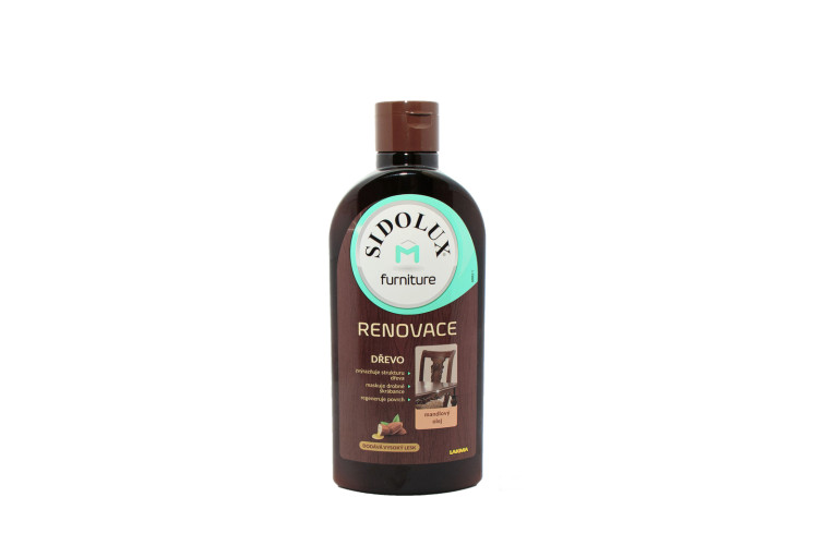 Sidolux M - renovační mléko na nábytek s mandlovou vůní 300ml