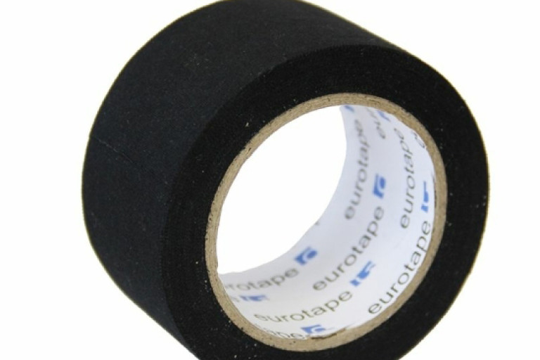 Textilní lepící páska (kobercová páska) - černá