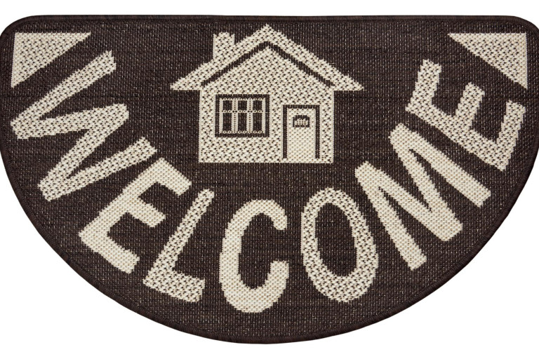 Protiskluzová rohožka Weave 105253 Taupe Brown Cream