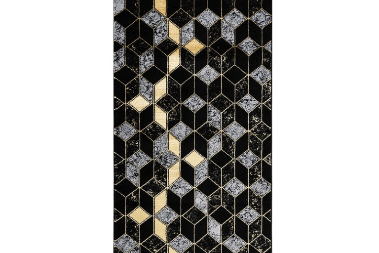 Běhoun Gloss 400B 86 3D geometric black/gold