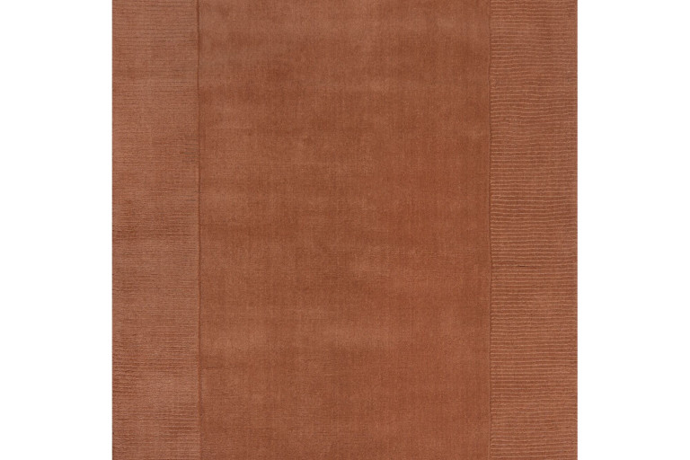 Kusový ručně tkaný koberec Tuscany Textured Wool Border Orange