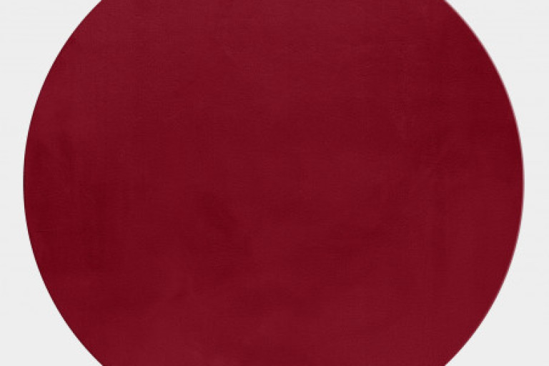 Kusový koberec kruh Pouffy 5100 red