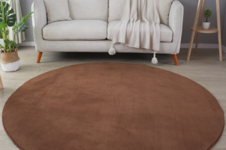 Kusový koberec kruh Sky 5400 brown
