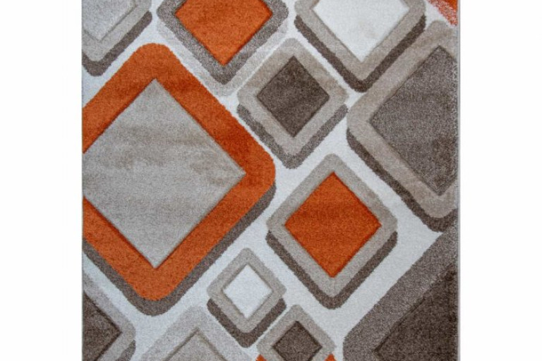 Kusový koberec Wilmer 5801A béžovo-oranžový
