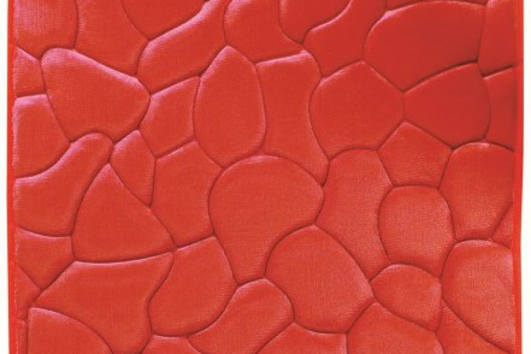 Koupelnová předložka 3D 0133 red