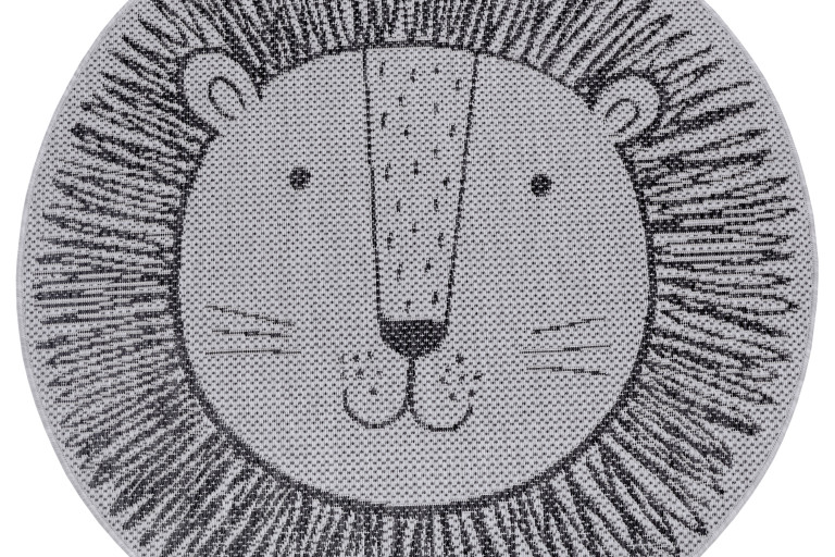 Dětský kusový koberec Flatweave Kids Rugs 104883 Silver/Grey