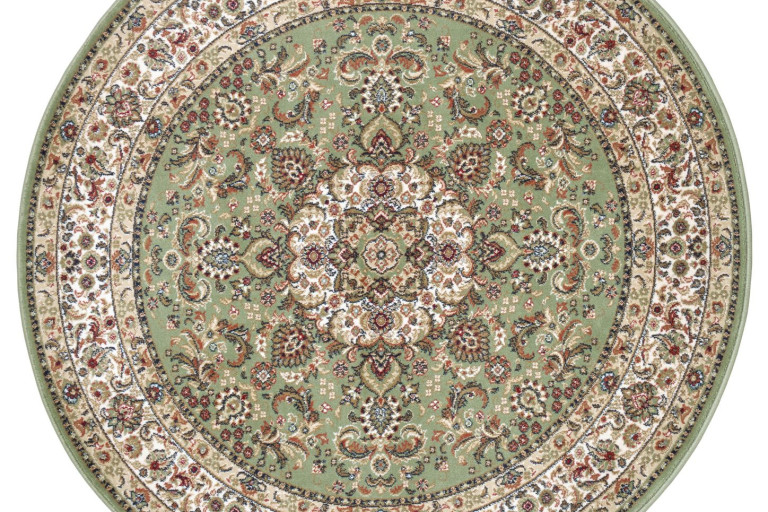 Kusový koberec Herat 105277 Sage green Cream kruh