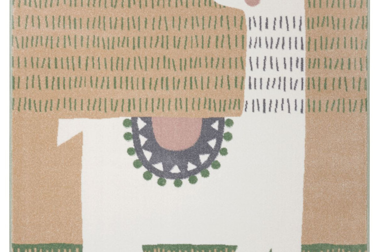 Dětský koberec New Adventures 105323 Pastel brown Green