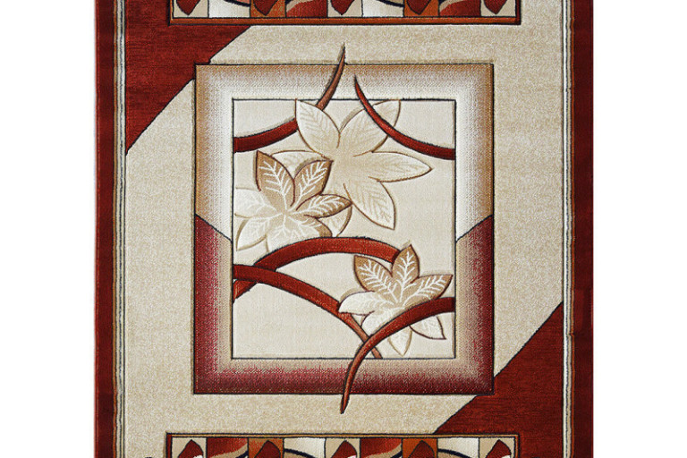 Kusový koberec Adora 5197 D (Red leaves)