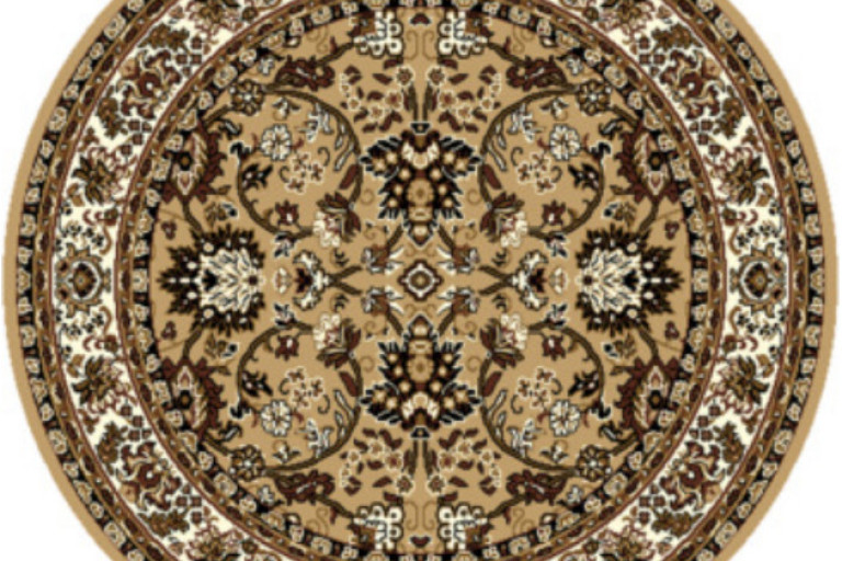 Kusový koberec TEHERAN T-117 beige kruh