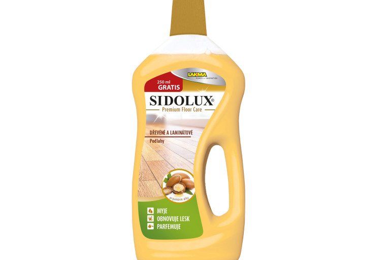 Sidolux Premium Floor Care - Dřevěné a laminátové podlahy - arganový olej 750ml