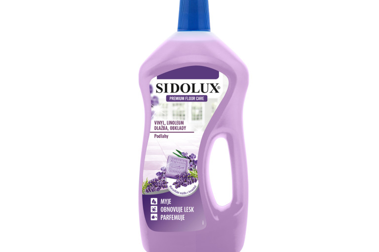 Sidolux Premium Floor Care - Vinyl,linoleum, dlažba, obklady - Marseillské mýdlo s levandulí 750ml