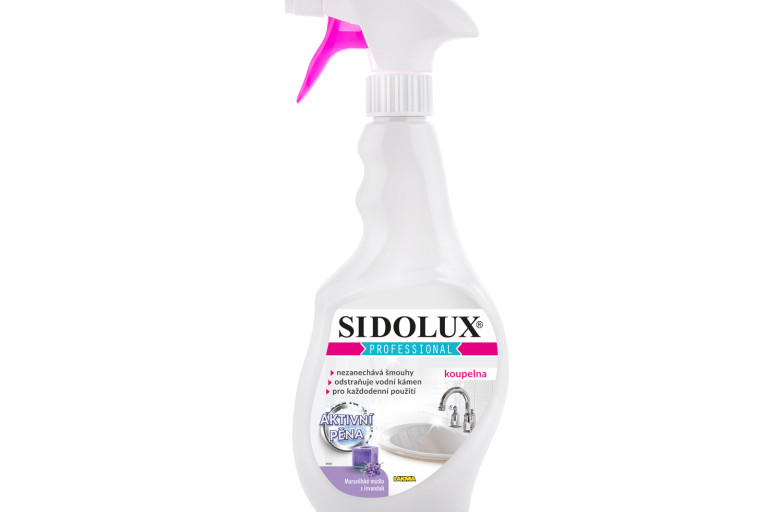Sidolux professional - Koupelna - aktivní pěna - marseillské mýdlo s levandulí 500ml