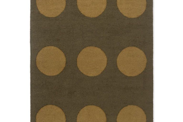 Ooutdoorový koberec B&C Habitat festival dots olive green 495817