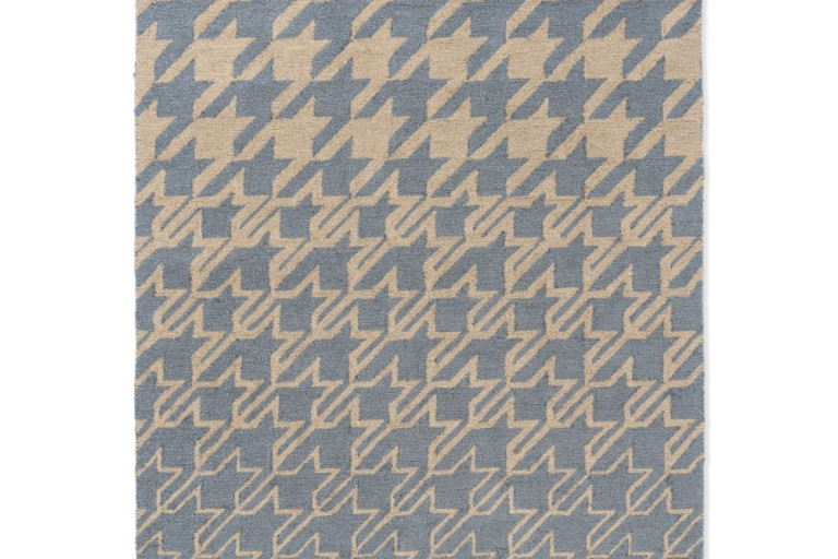 Outdoorový koberec Ted Baker Houndstooth washed blue 455708