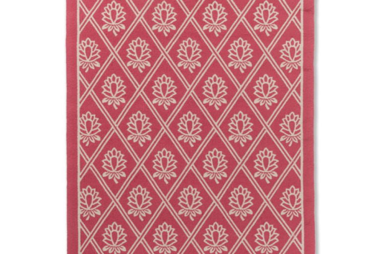 Outdoorový koberec Laura Ashley porchester poppy red 480200