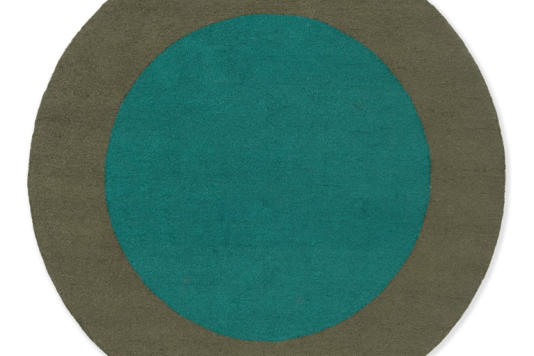 Kruhový outdoorový koberec B&C Habitat festival festival round aqua 496308