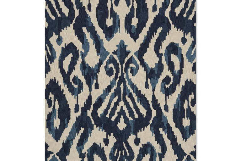 Outdoorový koberec Sanderson Kasuri Indigo 446208