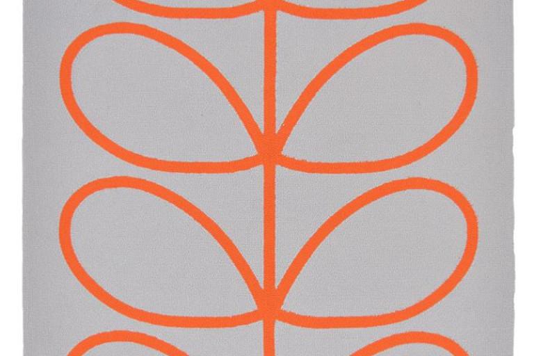 Outdoorový koberec Orla Kiely Giant linear stem persimmon 460703