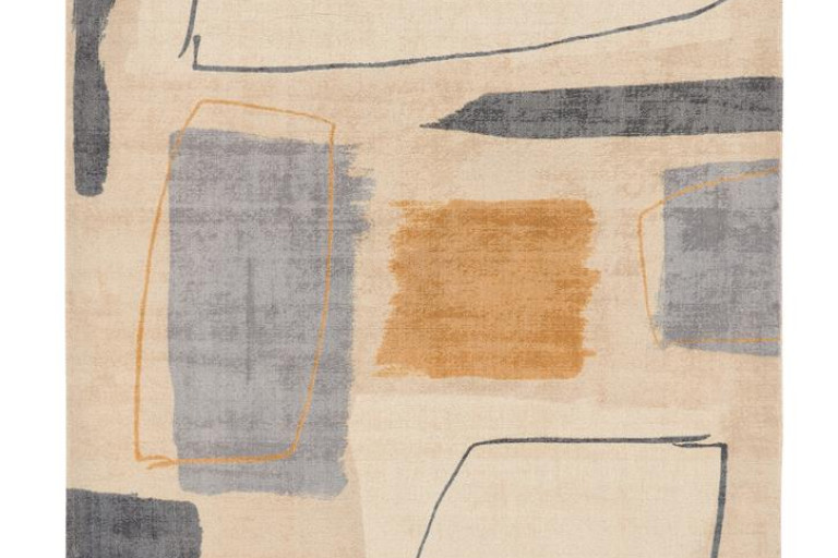 Vlněný kusový koberec Scion Composition Amber 023701