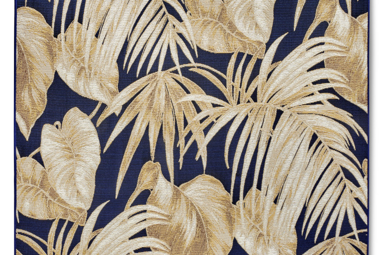 Kusový koberec Villeroy & Boch 106061 Blue, Gold – na ven i na doma