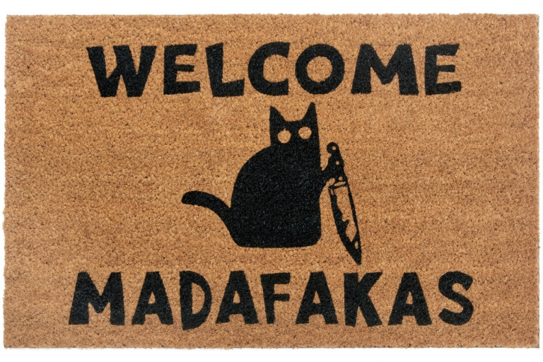 Rohožka Welcome madafakas 105668 - na ven i na doma
