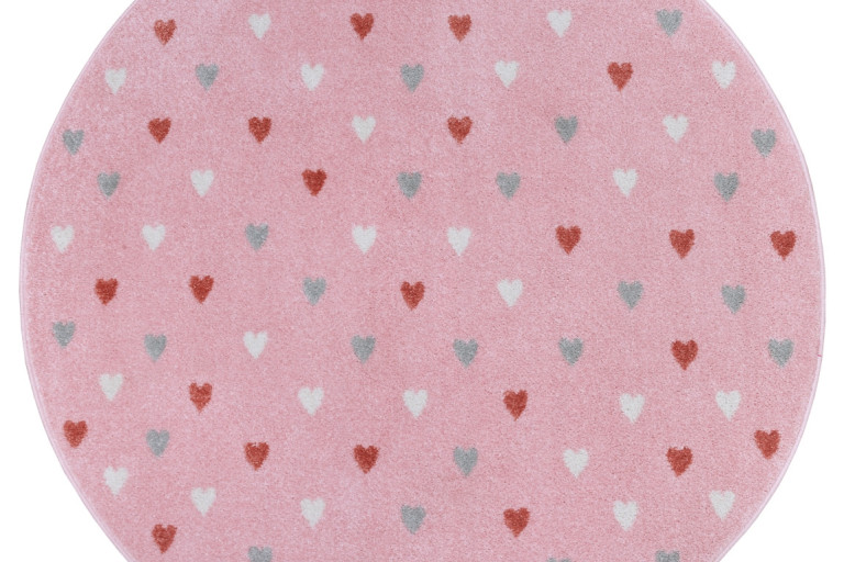 Dětský koberec Adventures 105951 Rose kruh