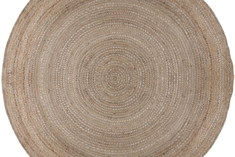 Kusový koberec Capri Jute Natural kruh
