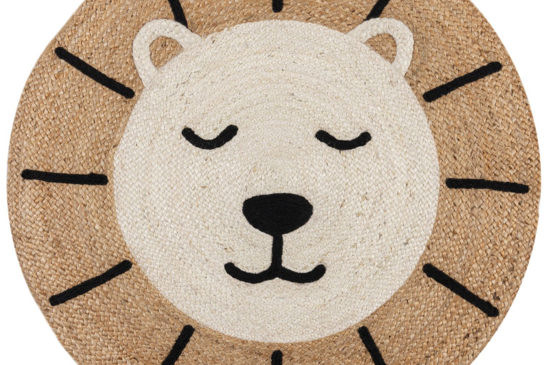 Dětský koberec Jute Kids Lion Natural