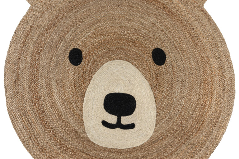 Dětský koberec Jute Kids Bear Natural
