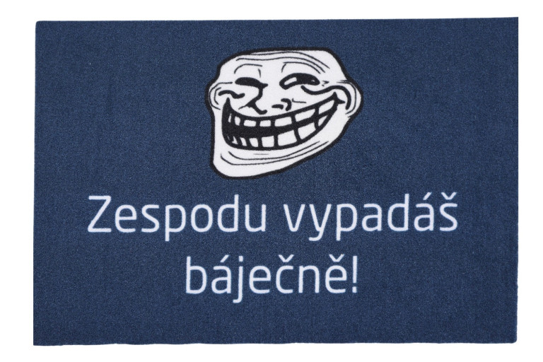 Rohožka Zespodu vypadáš báječně (Meme) 40x60 cm
