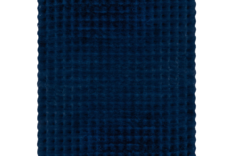 Kusový koberec Waffle Faux Fur Navy