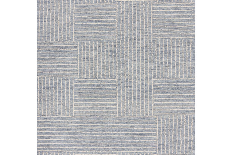 Kusový koberec Memphis Abstract Check Blue