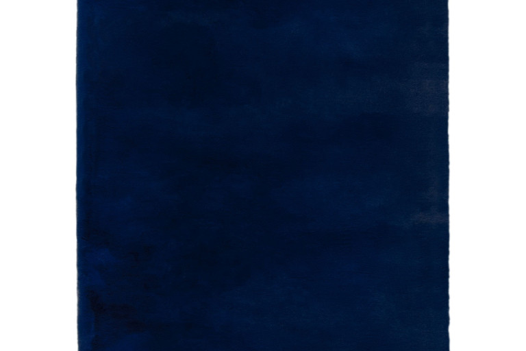 Kusový koberec Ivy Faux Fur Navy