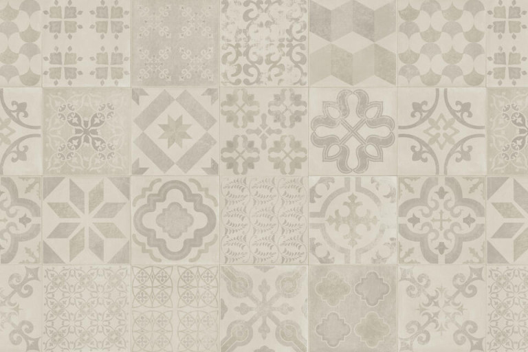 PVC Tarkett Iconik 400 - Almeria FAWN PATCHWORK - šedá mozaika