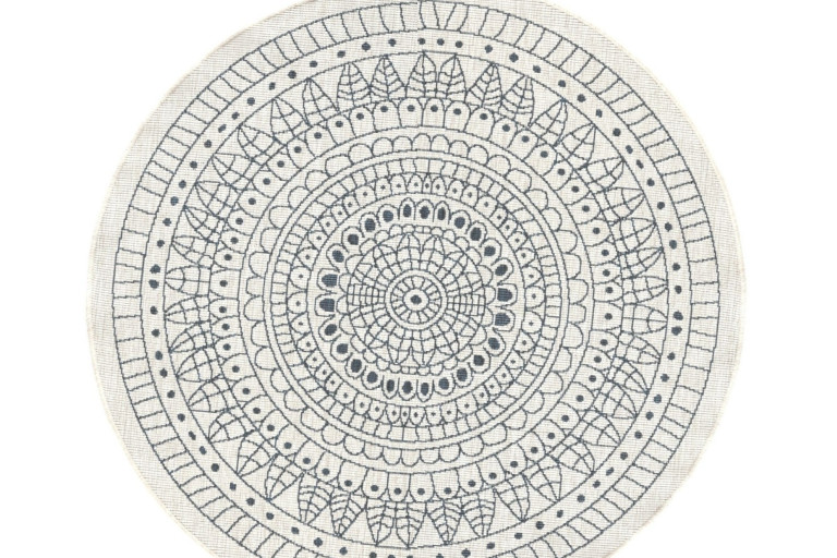 Kusový koberec Twin-Wendeteppiche 103143 creme grau