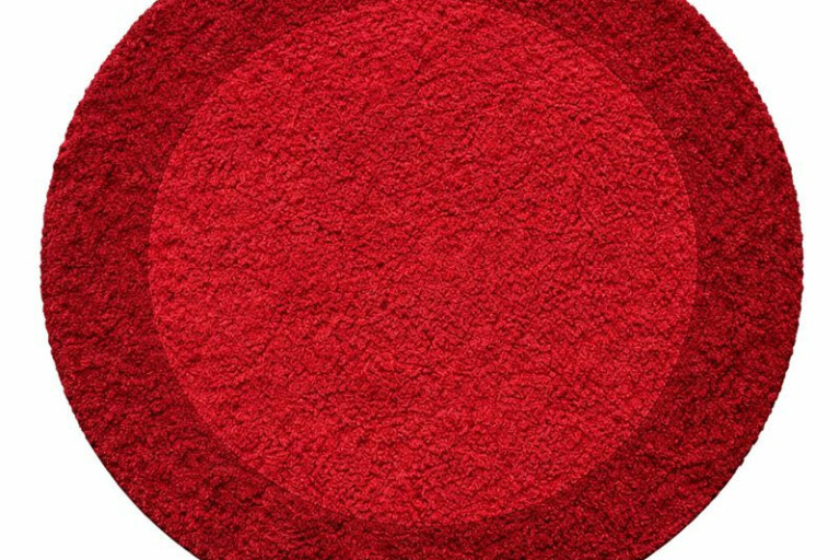 Kusový koberec Life Shaggy 1503 red kruh