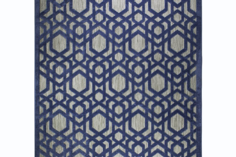 Kusový koberec Piatto Oro Blue