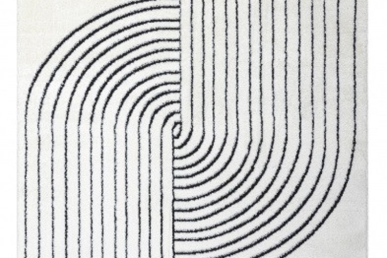 Kusový koberec Mode 8587 geometric cream/black