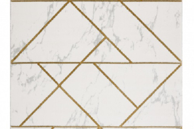 Kusový koberec Emerald geometric 1012 cream and gold
