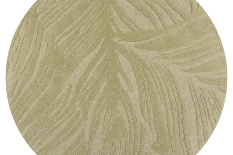 Kusový koberec Solace Leaf Sage kruh